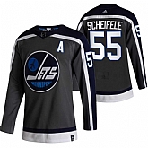 Winnipeg Jets 55 Mark Scheifele Black Adidas 2020-21 Reverse Retro Alternate Jersey Dzhi,baseball caps,new era cap wholesale,wholesale hats